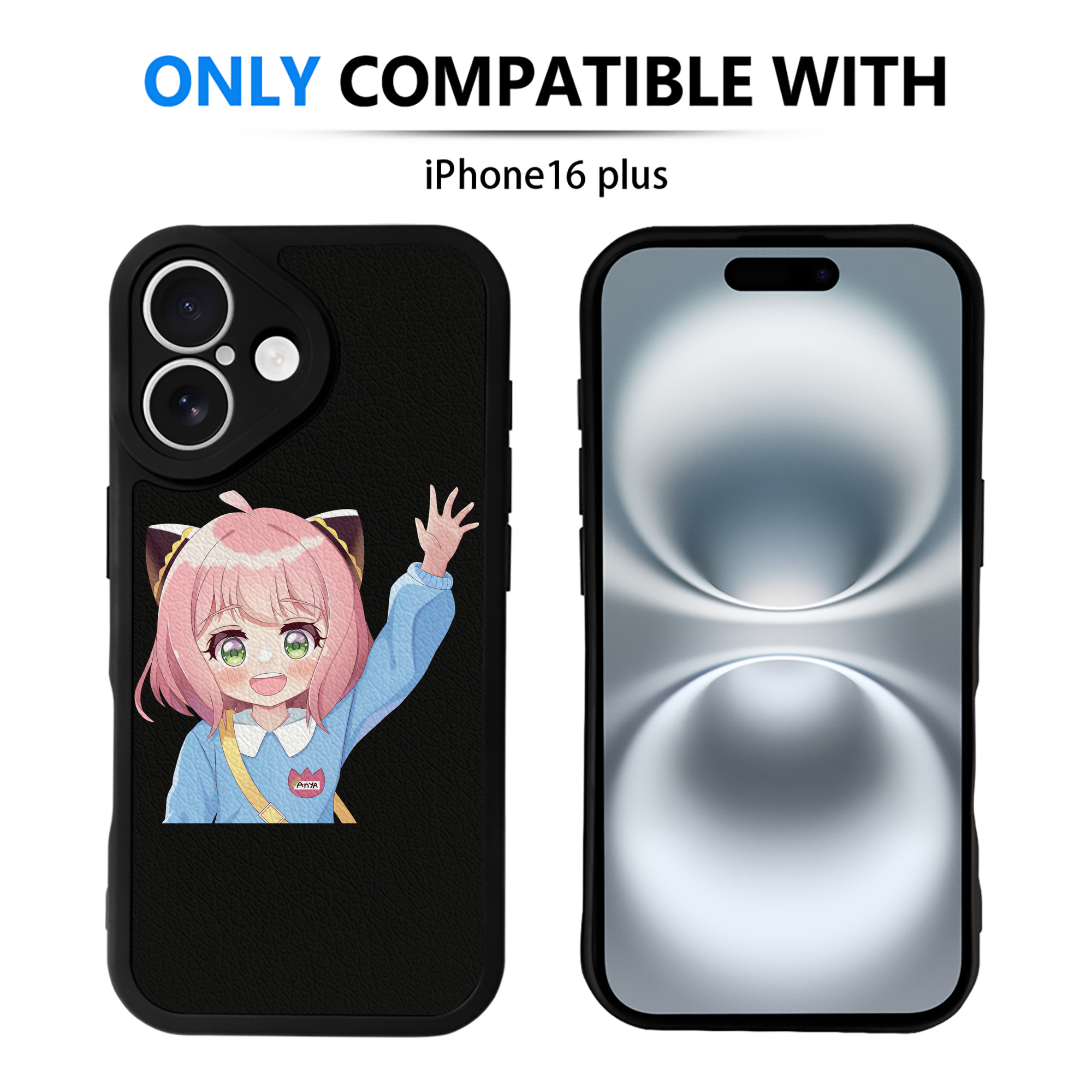 （画像用） SPY×FAMILY间谍家家酒 【iPhone 16シリーズ対応】シリコンスマホケース（レザー調） 材質：シリコン